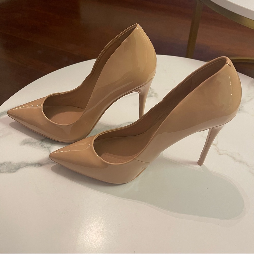 Aldo Stessy Nude Heels